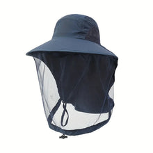 Load image into Gallery viewer, UV Face Cover Fishing Hat
