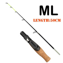 Load image into Gallery viewer, JOHNCOO 50cm Ice Fishing Rod with Cork Handle