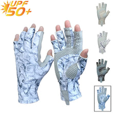 Load image into Gallery viewer, Riverruns Fingerless Fishing Gloves