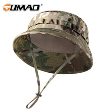 Load image into Gallery viewer, Camo Tactical Fishing Boonie