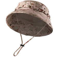 Load image into Gallery viewer, Camo Tactical Fishing Boonie