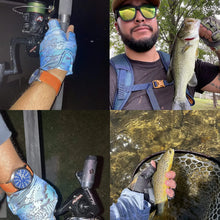 Load image into Gallery viewer, Aventik UPF 50+ Fingerless Fishing Gloves