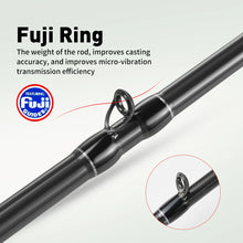 Load image into Gallery viewer, Carbon Cuttlefish &amp; Octopus Sea Rod with Fuji Guides