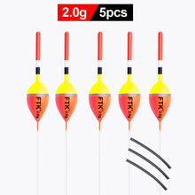 Load image into Gallery viewer, FTK Carp Big-Belly Vertical Floats 5-Pack