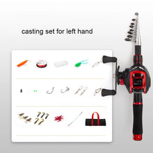 Load image into Gallery viewer, Carbon Fiber Casting Rod Reel Combo 2.1m
