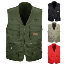 Load image into Gallery viewer, Lightweight Multi-Pocket Summer Vest
