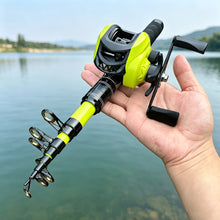 Load image into Gallery viewer, Telescopic Travel Rod Reel Combo 1.6–2.4m