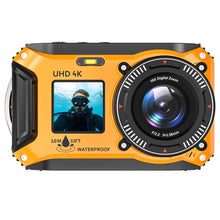 Load image into Gallery viewer, 4K Waterproof Dual-Screen Underwater Camera