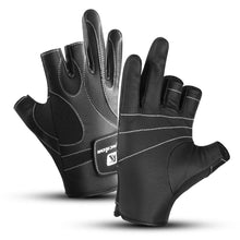 Load image into Gallery viewer, Three-Finger Exposed Anti-Slip Fishing Gloves