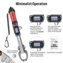 Load image into Gallery viewer, Waterproof Rotating Lip Clip Scale