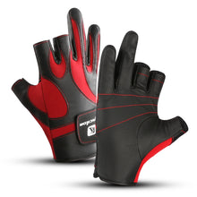 Load image into Gallery viewer, Three-Finger Exposed Anti-Slip Fishing Gloves