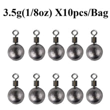 Load image into Gallery viewer, Multi-Size Fishing Sinkers 3.5–20g