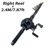 Load image into Gallery viewer, Sea Fishing Telescopic Rod &amp; Reel Combo, 1.5–2.4m
