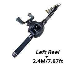 Load image into Gallery viewer, Portable Telescopic Travel Rod Reel Combo 1.5–2.4m