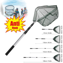 Load image into Gallery viewer, Aluminum Telescoping Landing Net