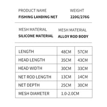 Load image into Gallery viewer, Ultralight Folding Silicone Mesh Landing Net