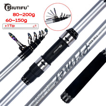 Load image into Gallery viewer, BIUTIFU One-Two Telescopic Surfcasting Rod (3.9–5.3m)