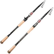 Load image into Gallery viewer, Carbon Fiber Telescopic Lure Rod – Medium Power (~11 lb)