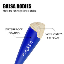 Load image into Gallery viewer, FTK Barguzin Fir Vertical Floats 5-Pack (13–14.5cm)