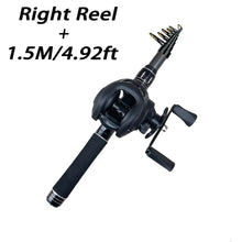 Load image into Gallery viewer, Portable Telescopic Travel Rod Reel Combo 1.5–2.4m