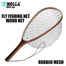 Load image into Gallery viewer, Rubber Mesh Trout Landing Net