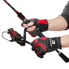 Load image into Gallery viewer, Three-Finger Exposed Anti-Slip Fishing Gloves