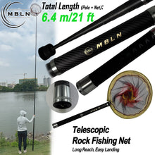 Load image into Gallery viewer, Carbon Fiber Telescopic Landing Net Set