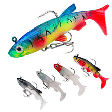 Load image into Gallery viewer, Telescopic Rod Reel Combo with Swimbaits Kit