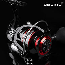 Load image into Gallery viewer, DEUKIO Metal Spool Spinning Reel – 12kg Max Drag (2000–7000)