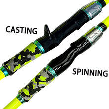 Load image into Gallery viewer, Carbon Fiber Travel Lure Rod – 4/5 Section (1.8–2.1m)