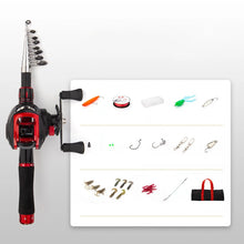 Load image into Gallery viewer, Carbon Fiber Casting Rod Reel Combo 2.1m