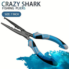 Load image into Gallery viewer, Carbon Steel Fishing Multi-Tool Pliers