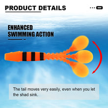 Load image into Gallery viewer, Spinpoler 5" Paddle-Tail Soft Swimbait Shad, 2-Pack