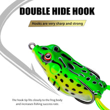 Load image into Gallery viewer, Soft Ray Frog Topwater Lure with Hook (5–17.5g)