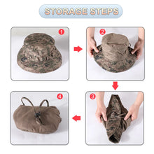 Load image into Gallery viewer, Camo Tactical Fishing Boonie