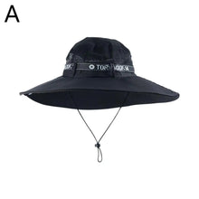Load image into Gallery viewer, Wide Brim Mesh Fishing Bucket Hat