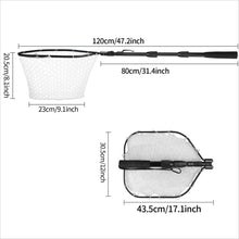Load image into Gallery viewer, Aluminum Telescoping Landing Net