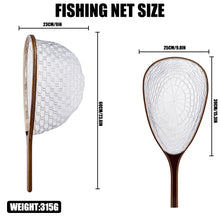 Load image into Gallery viewer, Rubber Mesh Trout Landing Net