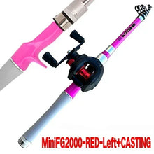 Load image into Gallery viewer, Trout Carbon Telescopic Rod &amp; Reel Combo, 1.5–2.4m