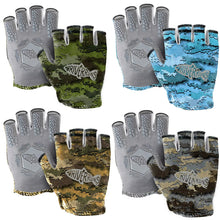 Load image into Gallery viewer, Aventik UPF 50+ Fingerless Fishing Gloves