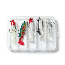 Load image into Gallery viewer, Telescopic Rod Reel Combo with Swimbaits Kit