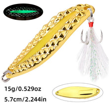 Load image into Gallery viewer, Sequin Feather-Tail Spinner Spoon (2.5–20g)