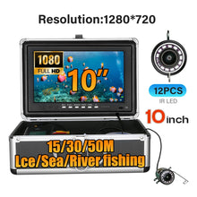 Load image into Gallery viewer, 10-Inch IR Underwater Fishing Camera