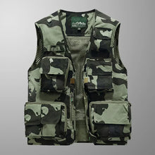 Load image into Gallery viewer, Breathable Mesh Multi-Pocket Outdoor Vest (M–7XL)