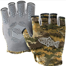 Load image into Gallery viewer, Aventik UPF 50+ Fingerless Fishing Gloves