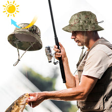 Load image into Gallery viewer, Camo Tactical Fishing Boonie