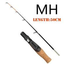 Load image into Gallery viewer, JOHNCOO 50cm Ice Fishing Rod with Cork Handle