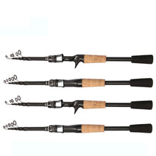 Load image into Gallery viewer, Carbon Telescopic Baitcasting &amp; Spinning Lure Rod (1.5–2.4m)