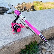 Load image into Gallery viewer, Trout Carbon Telescopic Rod &amp; Reel Combo, 1.5–2.4m