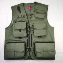 Load image into Gallery viewer, Quick-Dry Multi-Pocket Mesh Fishing Vest